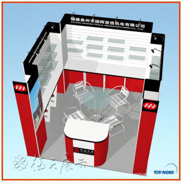 Exposição modular da mostra da cabine da exposição da jóia para a venda